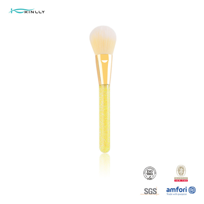 As cerdas sintéticas de Crystal Handle Makeup Brushes Premium pulverizam o ocultador