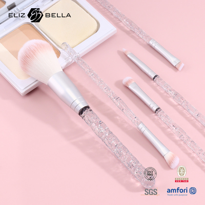 Escova da composição do cabelo da fibra de BSCI com Logo For Lip Gloss privado