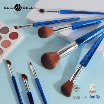 8pcs Brush de maquiagem profissional com alça de plástico OEM ODM personalizado