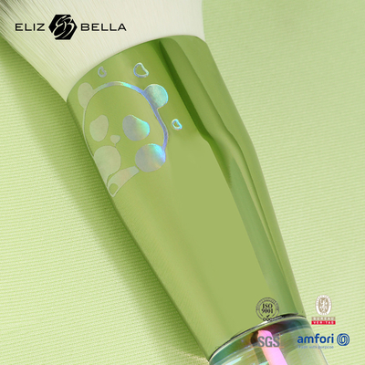 12pcs escovas de manuseio de plástico transparente escovas cosméticas personalizadas com design a laser