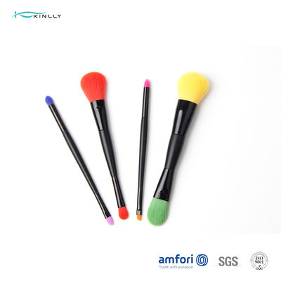 Grupo de escova colorido de papel da composição do pó 4pcs da caixa