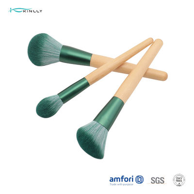 O cosmético utiliza ferramentas o grupo de escova sintético da composição 10pcs com punho de madeira