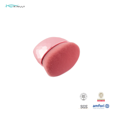 Escovas individuais da composição do cabelo sintético cor-de-rosa com tubo plástico