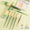 Rhinestone Glitter Crystal Plastic Makeup Brushes OEM Vegan Artist 7pcs Makeup Brush Set