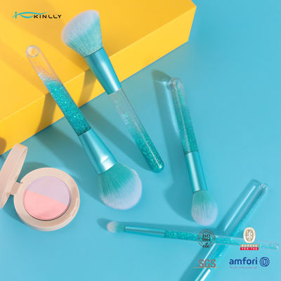 Pincéis de Maquilhagem com Cabo Colorido 5PCS