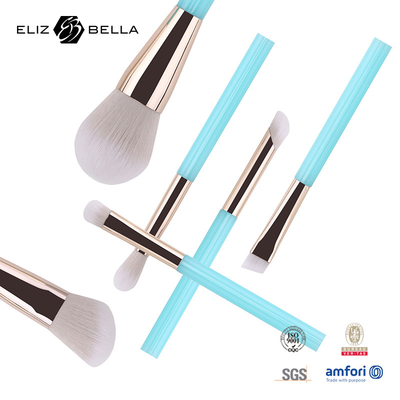 6pcs OEM de maquiagem escovas de olhos para cuidados de beleza, crueldade livre de cabelo sintético maquiagem kit de escova