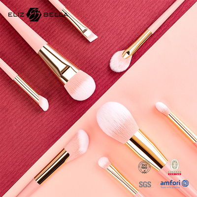 Personalização OEM Design Maquiagem escovas com ferrule de alumínio brilhante