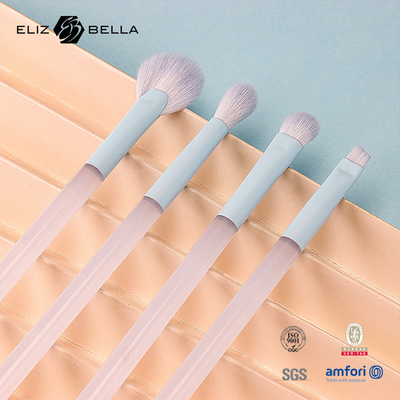 Manutenção de plástico LOGO personalizado aceito escovas de maquiagem de luxo para maquiagem função escovas,100% cabelo sintético
