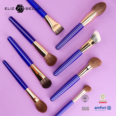 Brushes de maquiagem completa de qualidade profissional para marca privada, brushes cosméticas com cabelo sintético
