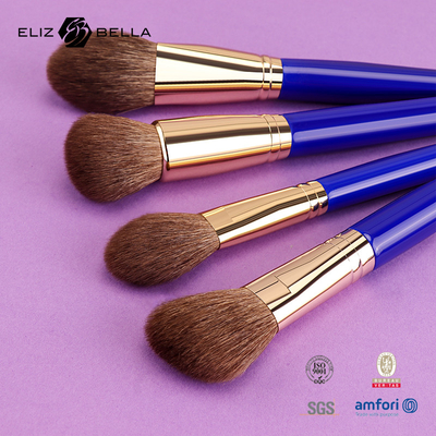 Brushes de maquiagem completa de qualidade profissional para marca privada, brushes cosméticas com cabelo sintético