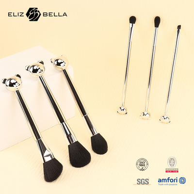 Ferrule de alumínio brilhante com 100% cabelo sintético
