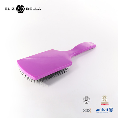 Logotipo personalizado Escova de desentupimento ventilada com pente de massagem e design de onda curva para casa