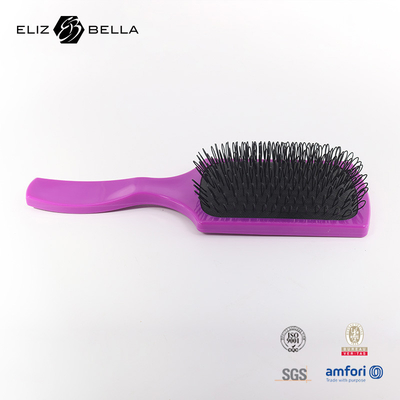 Logotipo personalizado Escova de desentupimento ventilada com pente de massagem e design de onda curva para casa