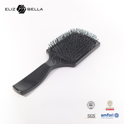 Escova de cabelo de massagem de ondas curvas escalpa quadrada oca curva ventilada escova de cabelo de estilo