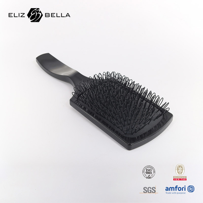 Escova de cabelo de massagem de ondas curvas escalpa quadrada oca curva ventilada escova de cabelo de estilo