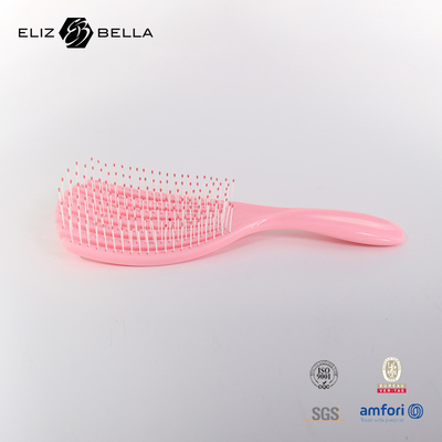Customização húmido e seco curvo ventilação espiral escova de cabelo pente círculo massagem quadrado remoção escova de cabelo detangle para cabelo encaracolado