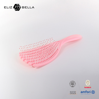 Customização húmido e seco curvo ventilação espiral escova de cabelo pente círculo massagem quadrado remoção escova de cabelo detangle para cabelo encaracolado