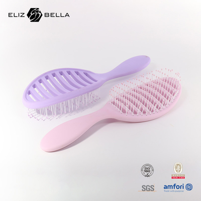 Pintura de cabelo de marca privada Pincel comum Pincel personalizado de cor suave para fácil remoção de emaranhados