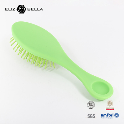 Logotipo personalizado Novo Design 100% Labirinto Biodegradable Curva Escovinha de Cabelo Desembaraçador Escovinha de Cabelo Para Mulheres Peite de Cabelo Cabeçudo
