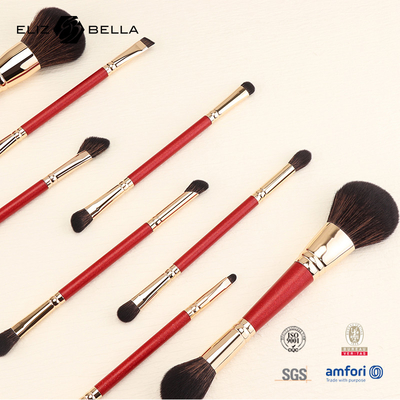 Logotipo Privado Branding Opção de maquiagem Brush Collection Feito de Ferrule Material de Alumínio