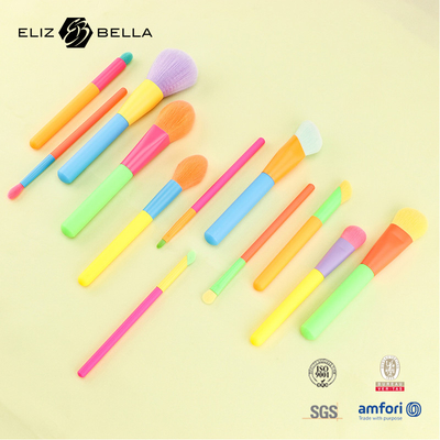 Colourful Style Cosmetic Makeup Brush Set, essencial para cuidados de beleza Fazer Ferramentas e profissionais Brush Sets
