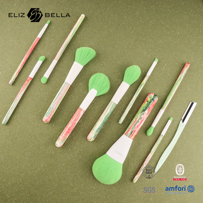 Rosto/olho/lábios Escovas de maquiagem de luxo Saco de opção individual Embalagem ideal para salão/casa/presente