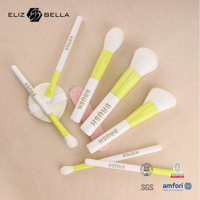Pincéis de maquiagem 100% Vegano e Amigável para Animais - Macios, Duráveis e Feitos com Responsabilidade, Design Elegante com Fibras Ultra-Macias