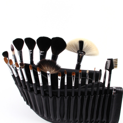 Conjunto de Pincéis de Maquilhagem com Cabo de Metal Essencial para Viagem para Maquilhagem Perfeita