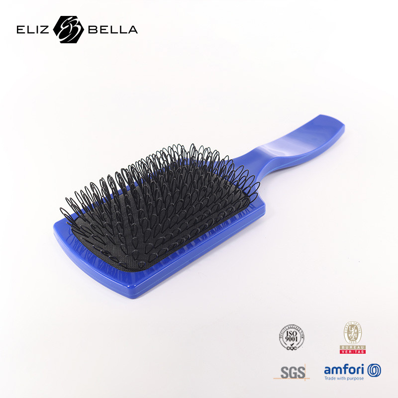 Quadrado Oculto Desembaraçado Escova Detangling Massage Comb Deman Logotipo personalizado Curva Wave Brush Labirinto Escova de cabelo para secador de cabelo