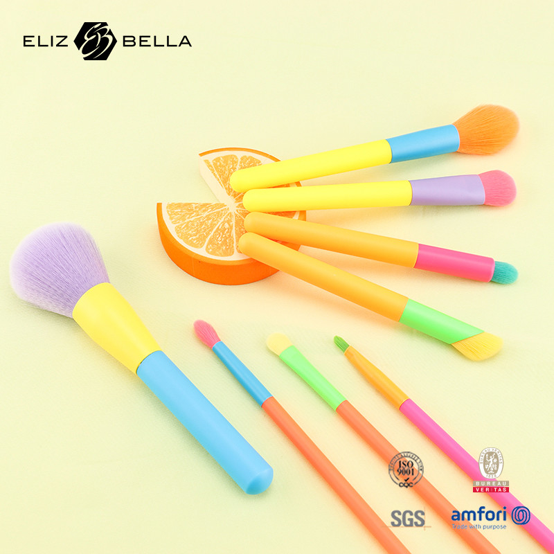Colourful Style Cosmetic Makeup Brush Set, essencial para cuidados de beleza Fazer Ferramentas e profissionais Brush Sets