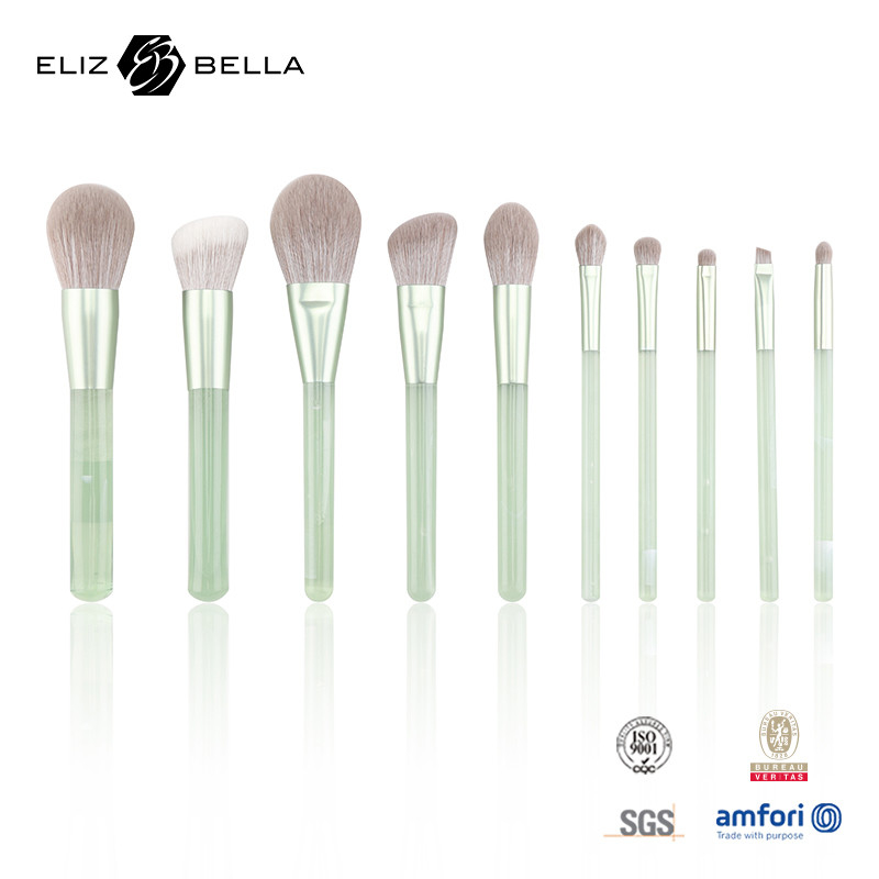 Conjunto de escovas de beleza de maquiagem diária para entusiastas de maquiagem,Conjunto de escovas de maquiagem de plástico