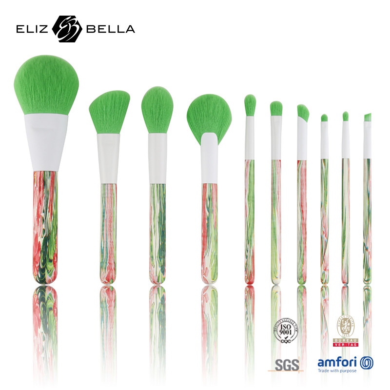 Rosto/olho/lábios Escovas de maquiagem de luxo Saco de opção individual Embalagem ideal para salão/casa/presente