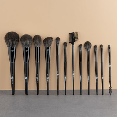 Escova sintética superior da sombra 4pcs das escovas luxuosas da composição 12PCS